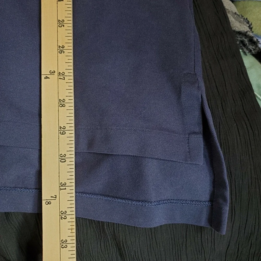 Ralph Lauren Golf Sport Performance Blue Polo‎ Short Sleeve Mens Large Spell-Out
